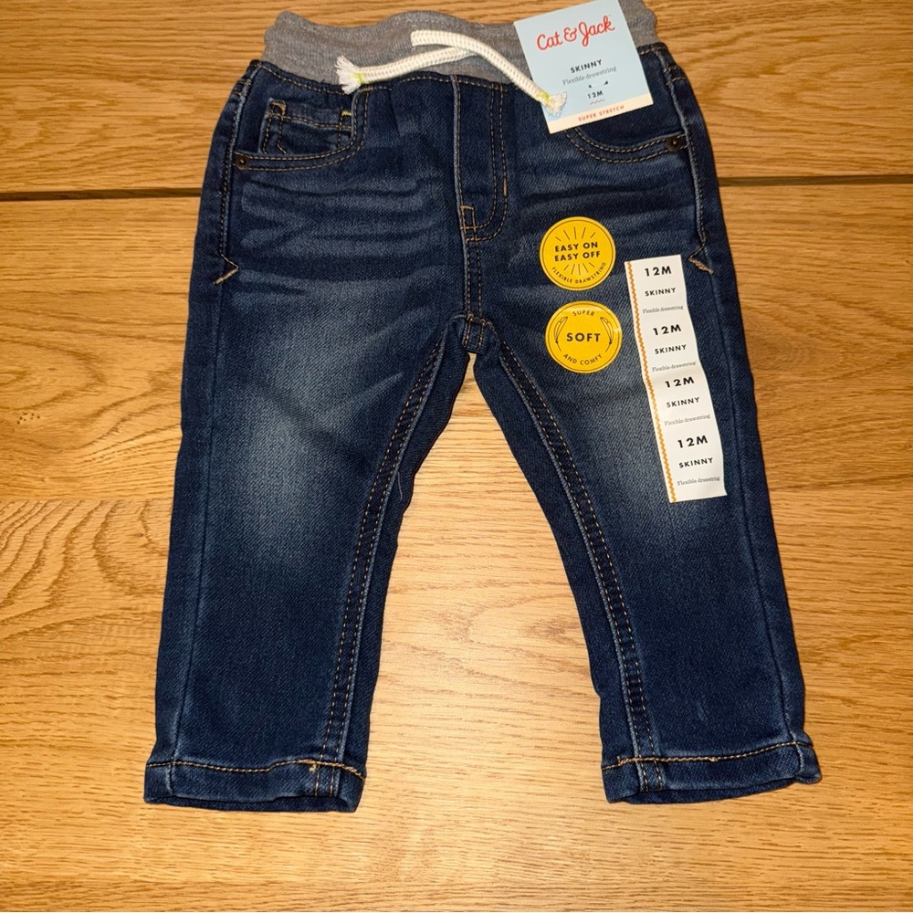 Cat & Jack Kids Denim Jeans - Dark Blue